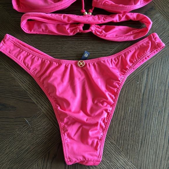 VIX PAULA HERMANNY Gi Bikini SET In Pink - Bubblegum, Large, $236 - Picture 14 of 14